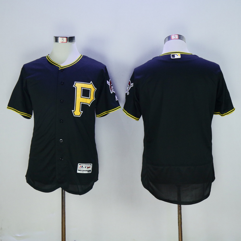 Men Pittsburgh Pirates Blank Black Elite MLB Jerseys